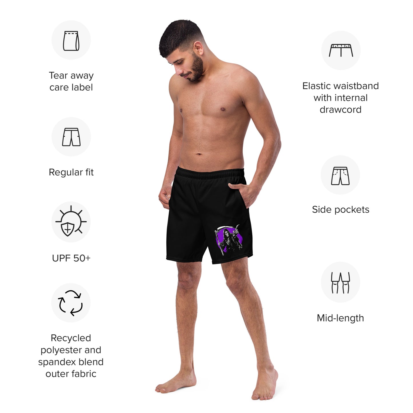 REAPER SWIM TRUNKS