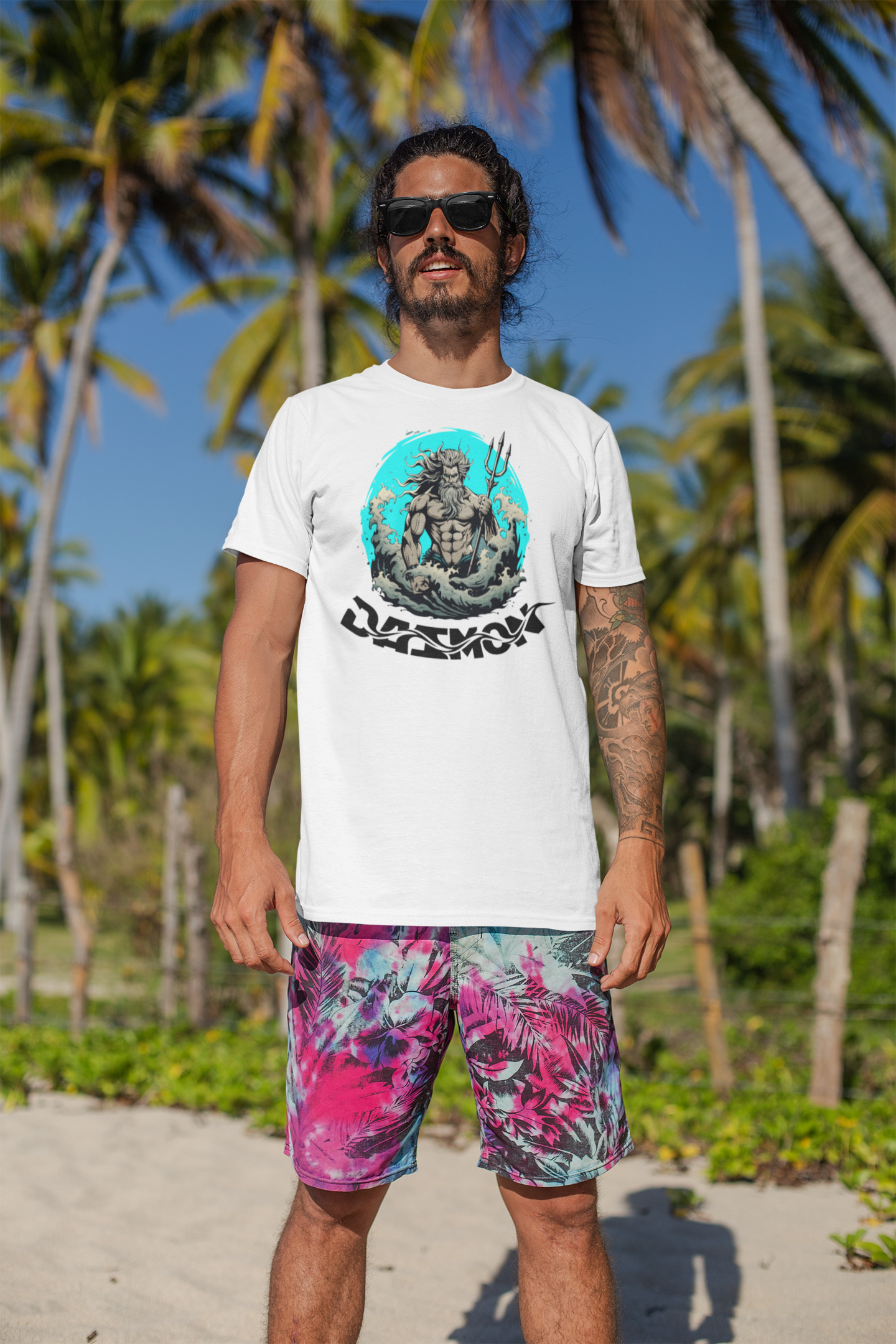 POSEIDON EMERGING FROM THE SEA