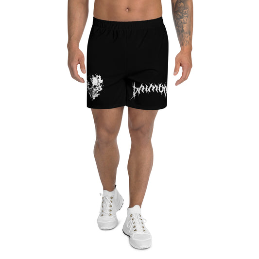 DAIMON: DUALITY SKULL ATHLETIC SHORTS