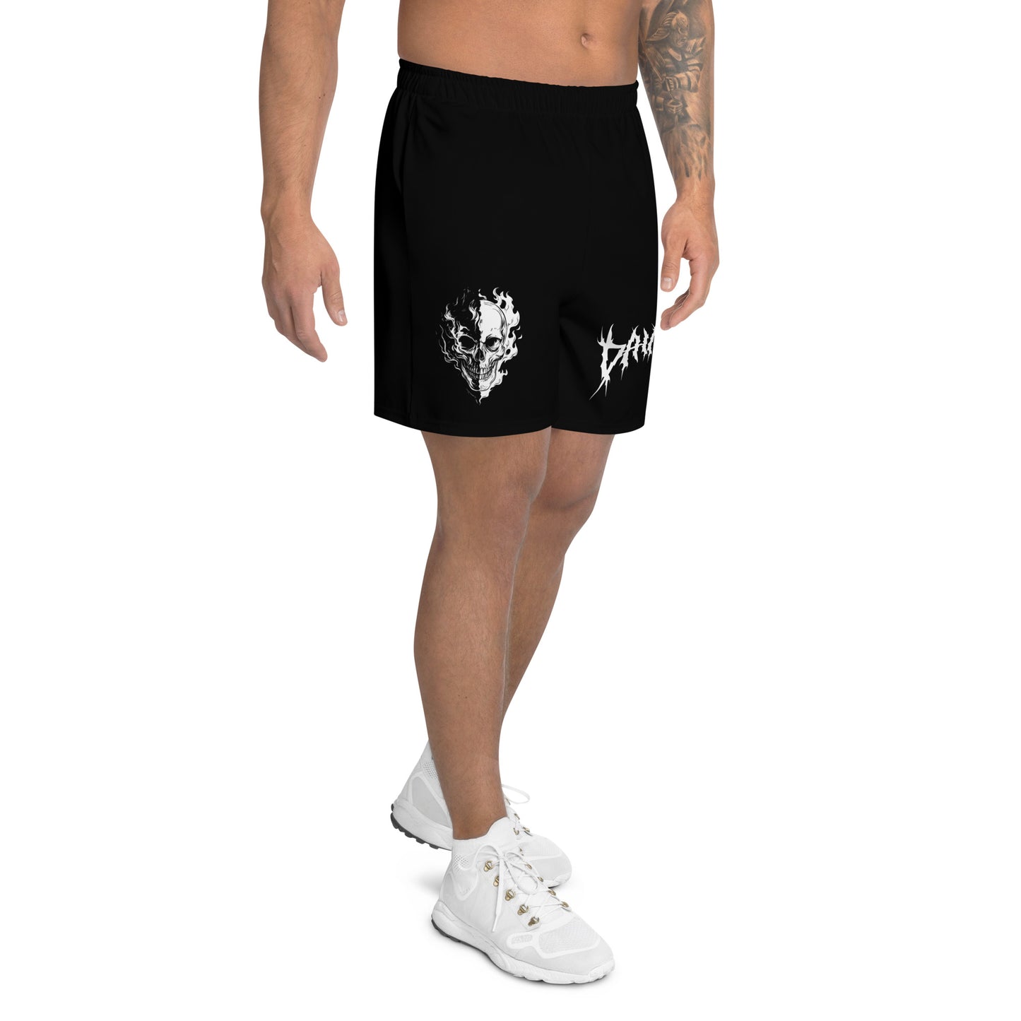 DAIMON: DUALITY SKULL ATHLETIC SHORTS