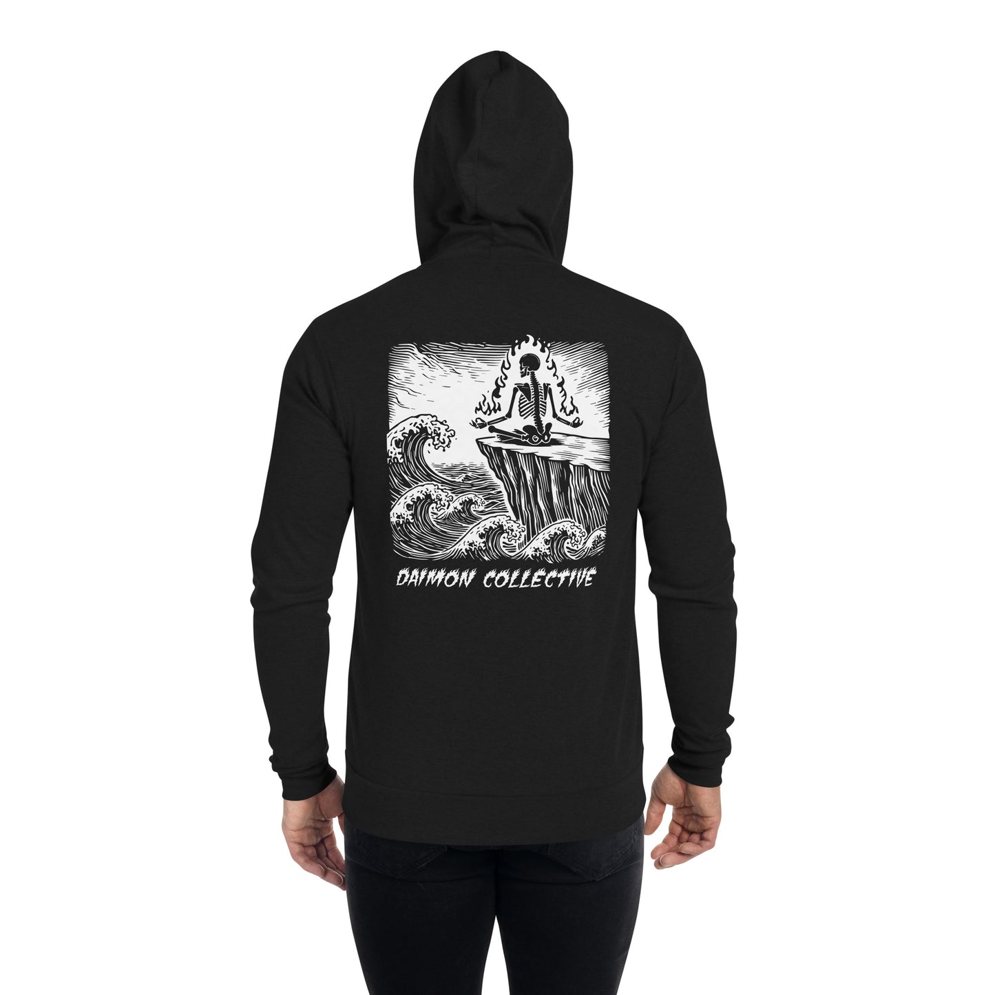 SOUL ON FIRE: CALM ABOVE THE WAVES HOODIE