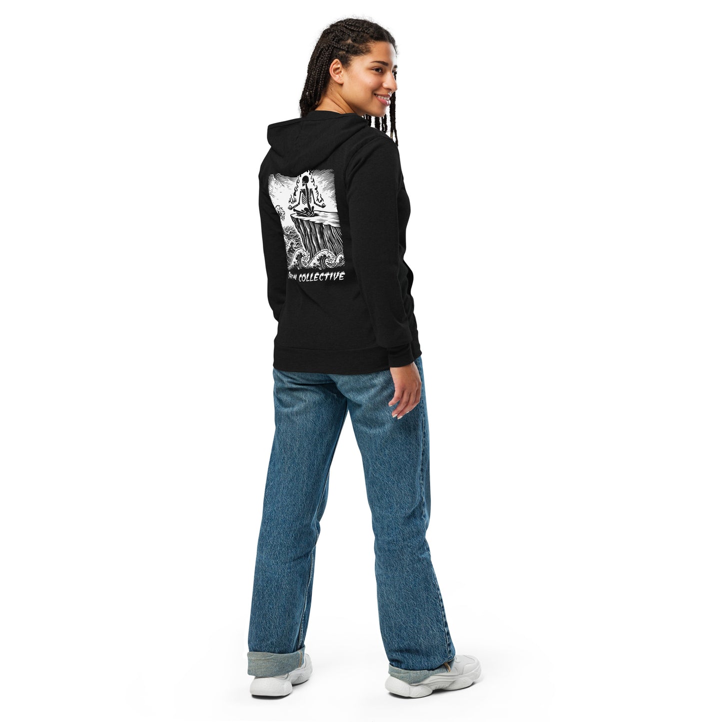 SOUL ON FIRE: CALM ABOVE THE WAVES HOODIE