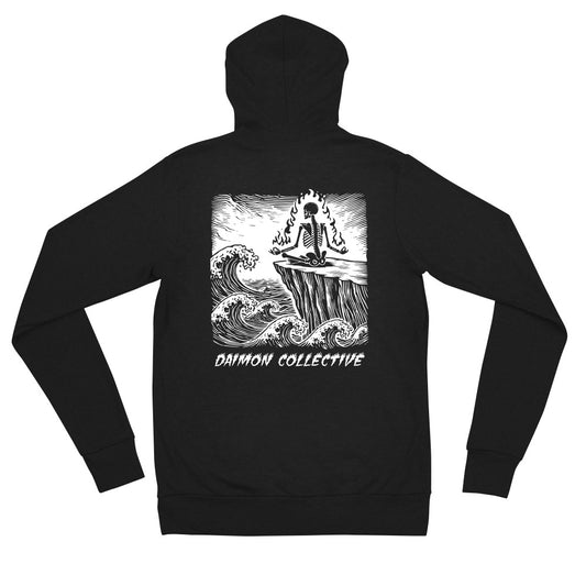 SOUL ON FIRE: CALM ABOVE THE WAVES HOODIE